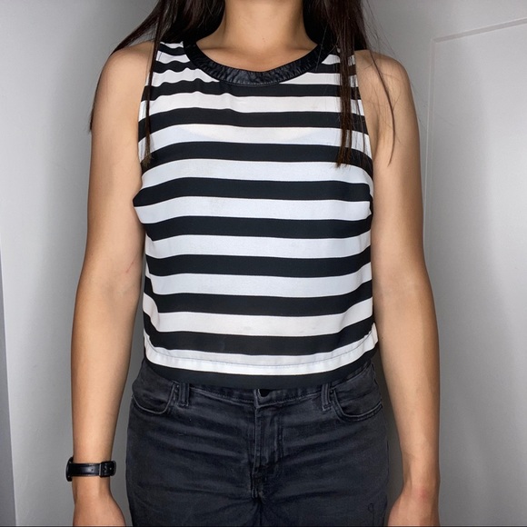 SOLD ASTR the Label striped crop top - Picture 2 of 9